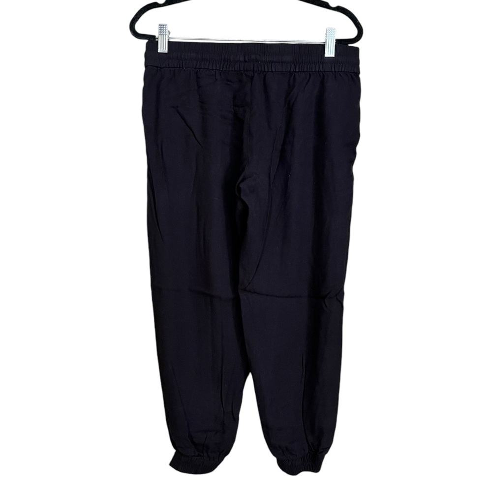 14th and Union Black Cropped Jogger Pants Elastic Waist Small Soft & Comfy! - Picture 8 of 11